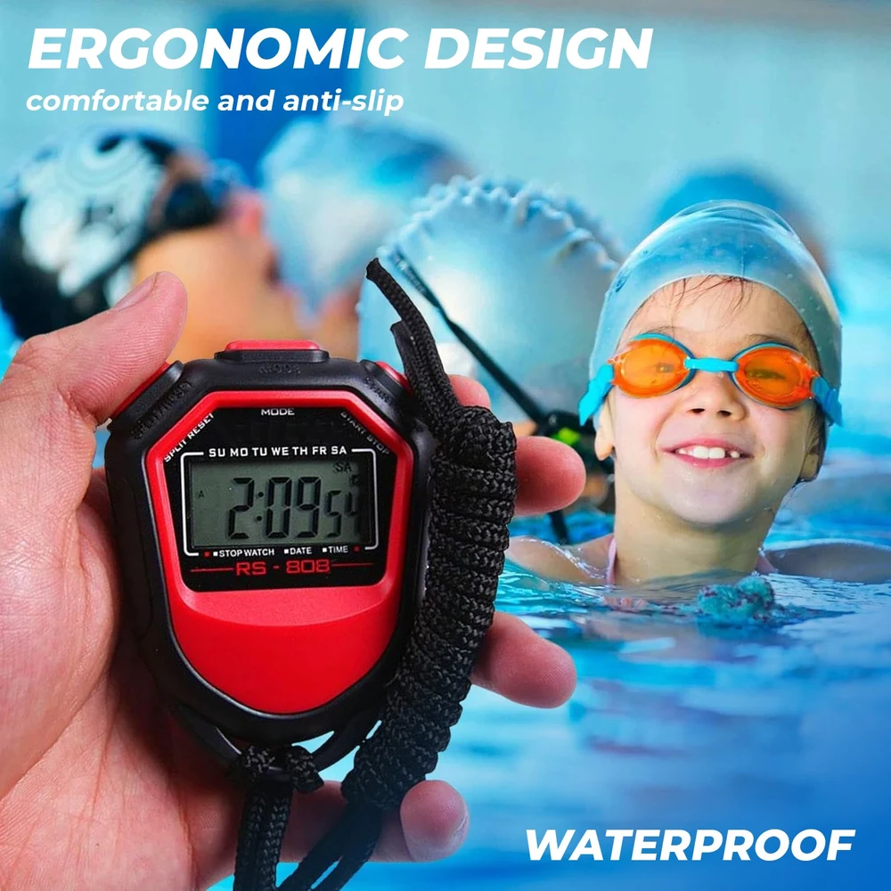 Sportinis chronometras, treniruočių laikmatis, skaitmeninis chronometras fitnesui, bėgimui, sporto salės laikmatis, laikmatis sportui, sporto chronometras