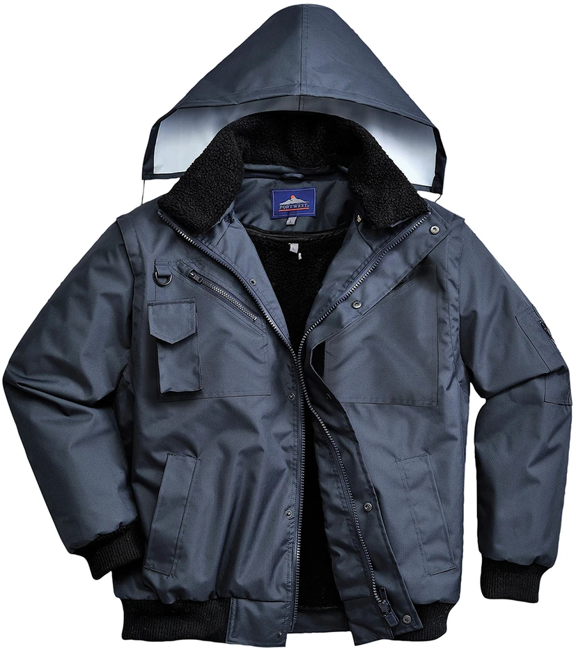 4 viename Bomber striukė Portwest F465, Dydis: L, Pw spalvos: Navy