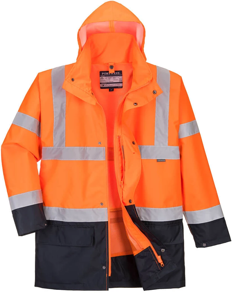 Unimet 5 viename dviejų spalvų striukė Portwest S766, Dydis: XL, Pw spalvos: Geltona/Navy