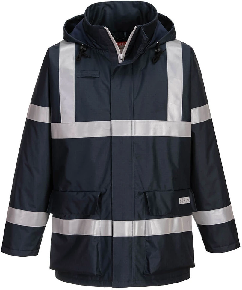 Antistatinė striukė nuo lietaus Portwest S785, Dydis: XXL, Pw spalvos: Navy