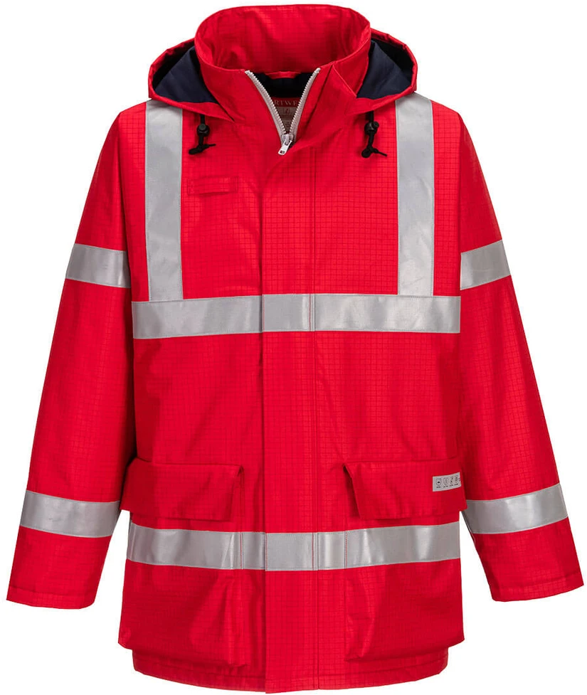 Antistatinė striukė nuo lietaus Portwest S785, Dydis: XL, Pw spalvos: Raudona