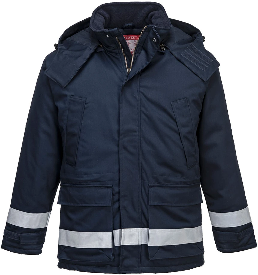 Antistatinė žieminė striukė Portwest FR59, Dydis: XXXL, Pw spalvos: Navy