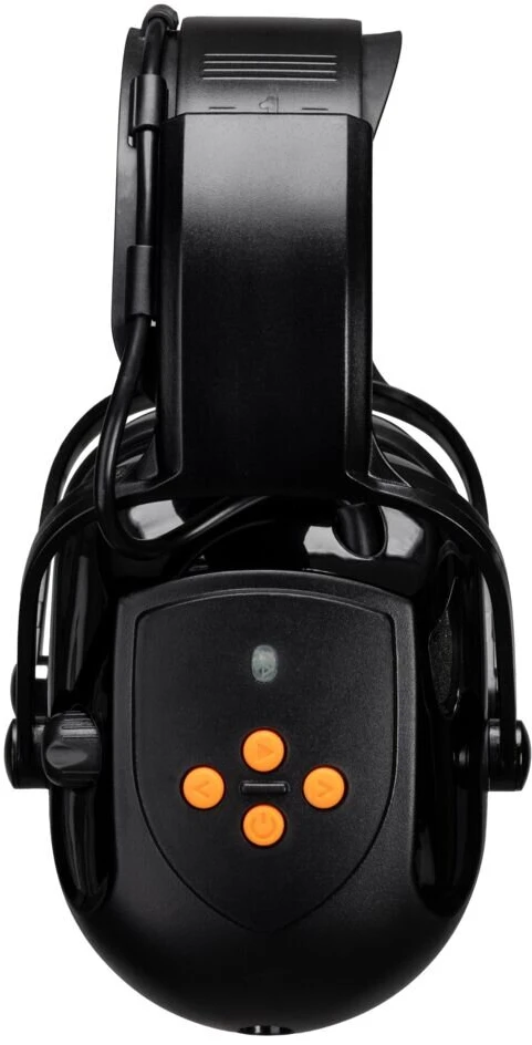 Apsauginės ausinės PORTWEST PW77 su Bluetooth technologija, Pw spalvos: Juodas
