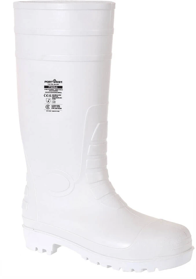Apsauginiai PORTWEST FW84 Wellington botai maisto pramonei S4, Dydis: 37, Pw spalvos: Baltas
