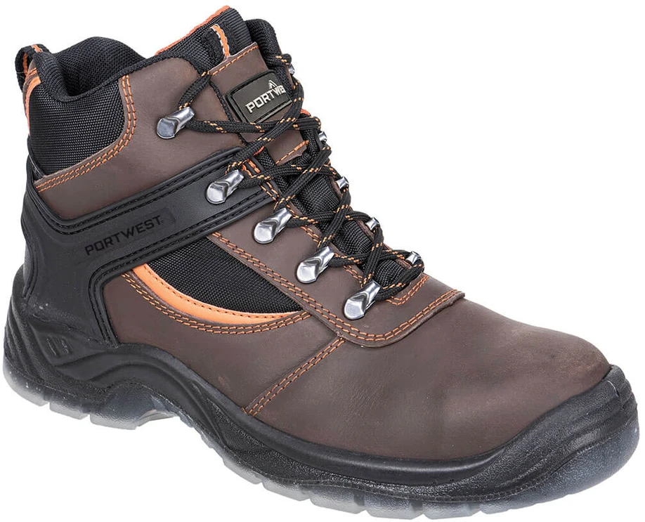 Batai PORTWEST FW69 Steelite Mustang S3, Dydis: 40, Pw spalvos: Brown