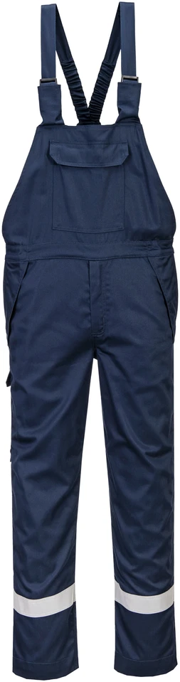 Cheminėms medžiagoms atsparus PORTWEST FR418 puskombinezonis, Dydis: XXXL, Pw spalvos: Navy