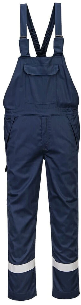 Cheminėms medžiagoms atsparus PORTWEST FR418 puskombinezonis, Dydis: 5XL, Pw spalvos: Navy