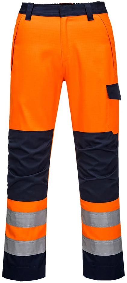 Darbo kelnės Portwest MV36, Dydis: L, Pw spalvos: Oranžinis/Navy