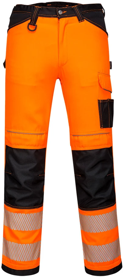Darbo kelnės PORTWEST PW340, Dydis: 36, Pw spalvos: Oranžinis/Juodas Short