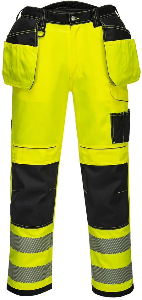 Darbo kelnes Portwest T501, Dydis: 40, Pw spalvos: Geltona/Juodas Short