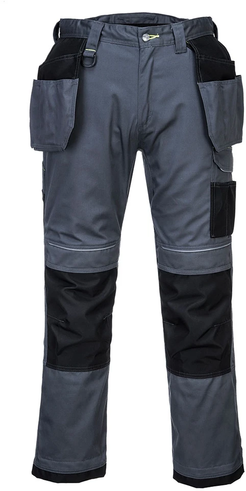Darbo kelnės Portwest T602, Dydis: 28, Pw spalvos: Zoom Pilkas/Juodas