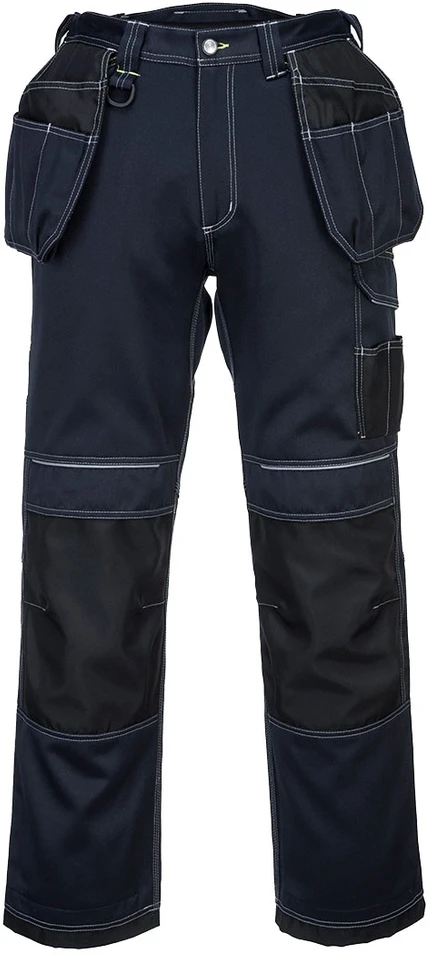 Darbo kelnės Portwest T602, Dydis: 48, Pw spalvos: Navy/Juodas