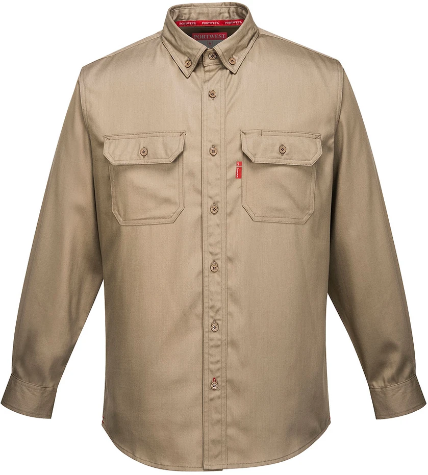 Darbo marškiniai Portwest FR89, Dydis: M, Pw spalvos: Khaki
