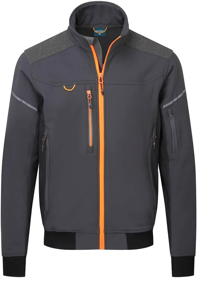 Darbo PORTWEST EV464 Softshell striukė, Dydis: M, Pw spalvos: Metal Pilkas Tall