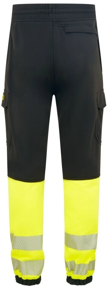 Darbo PORTWEST FR433 kelnės. Hi-Vis, Dydis: L, Pw spalvos: Juodas/Geltona