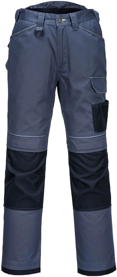 Darbo PORTWEST PW304 tamprios lengvo svorio kelnės, Dydis: 40, Pw spalvos: Zoom Pilkas/Juodas