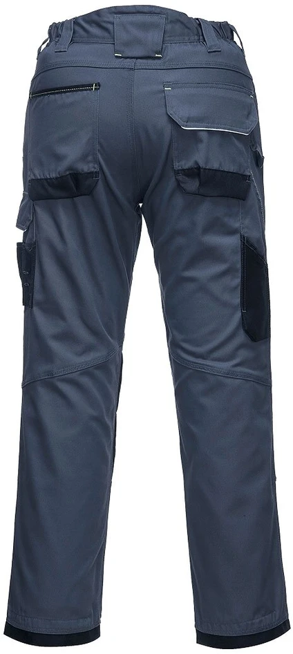 Darbo PORTWEST PW304 tamprios lengvo svorio kelnės, Dydis: 40, Pw spalvos: Zoom Pilkas/Juodas