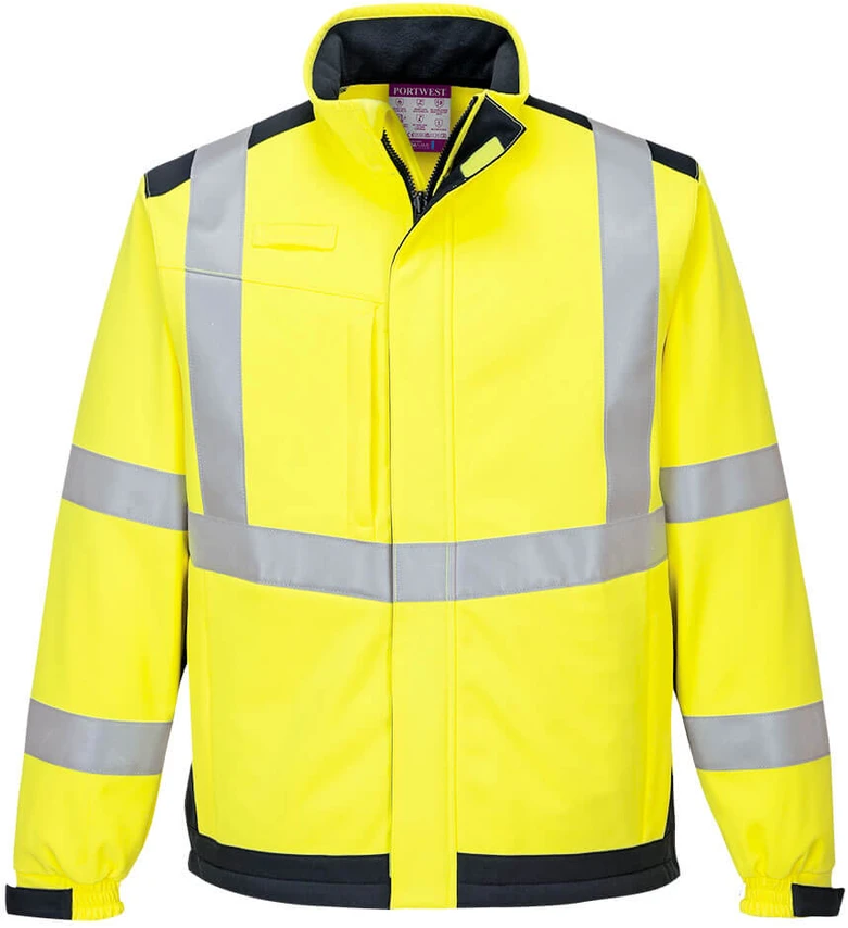 Darbo striukė Portwest MV72, Dydis: XXXL, Pw spalvos: Geltona/Navy