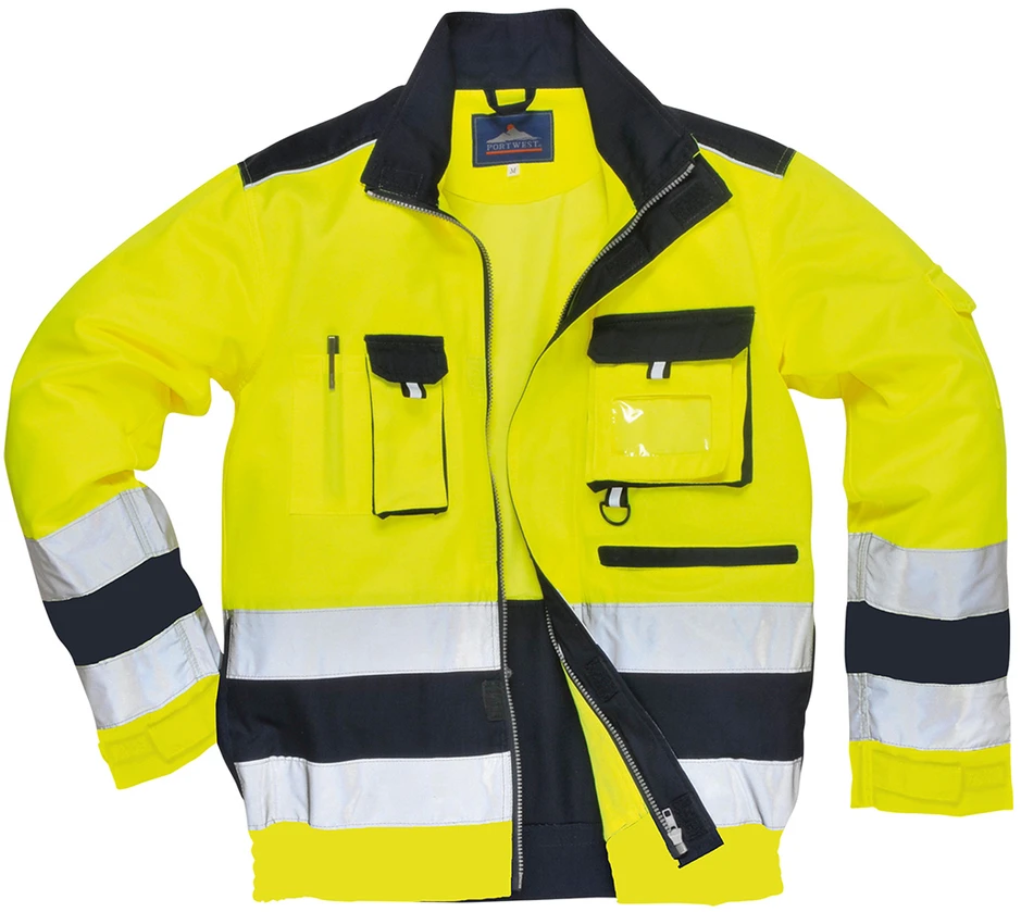 Darbo švarkas PORTWEST TX50, Dydis: L, Pw spalvos: Geltona/Navy