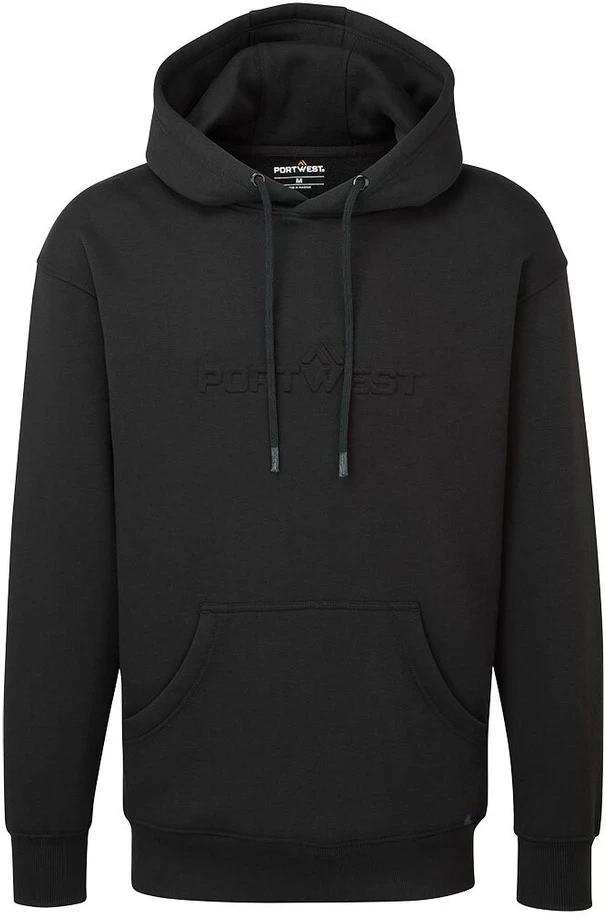 Džemperis PORTWEST B331 su gobtuvu, Dydis: 4XL, Pw spalvos: Juodas
