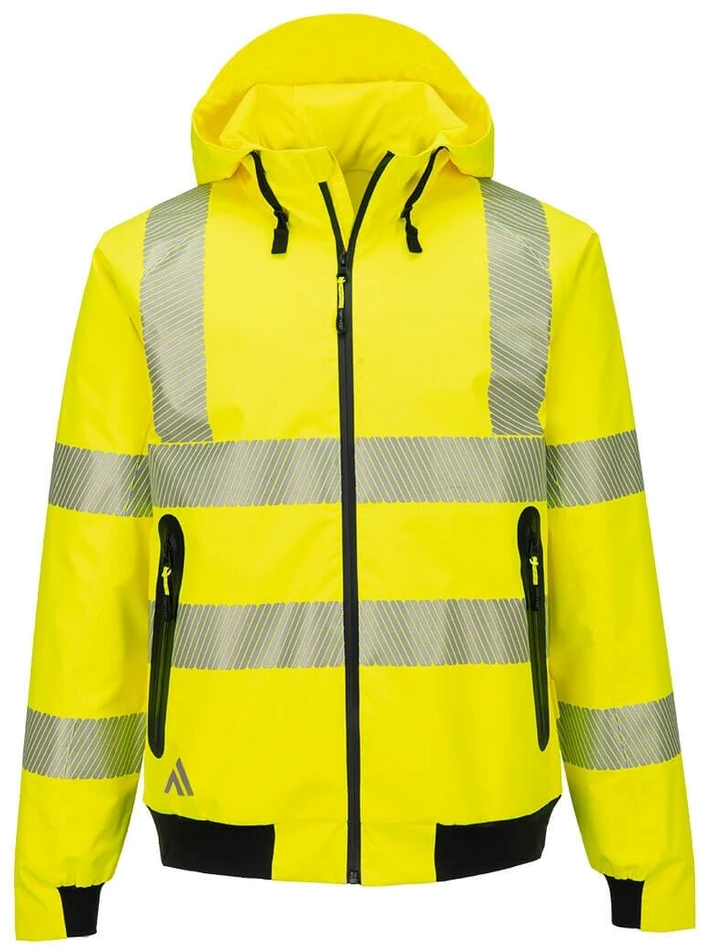 Gerai matoma PORTWEST KX315 striukė nuo lietaus, Dydis: M, Pw spalvos: Geltona