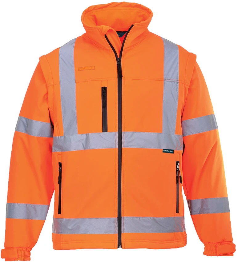 Gero matomumo atspari vandeniui PORTWEST ES428 SOFTSHELL striukė, Dydis: XXL, Pw spalvos: Oranžinis