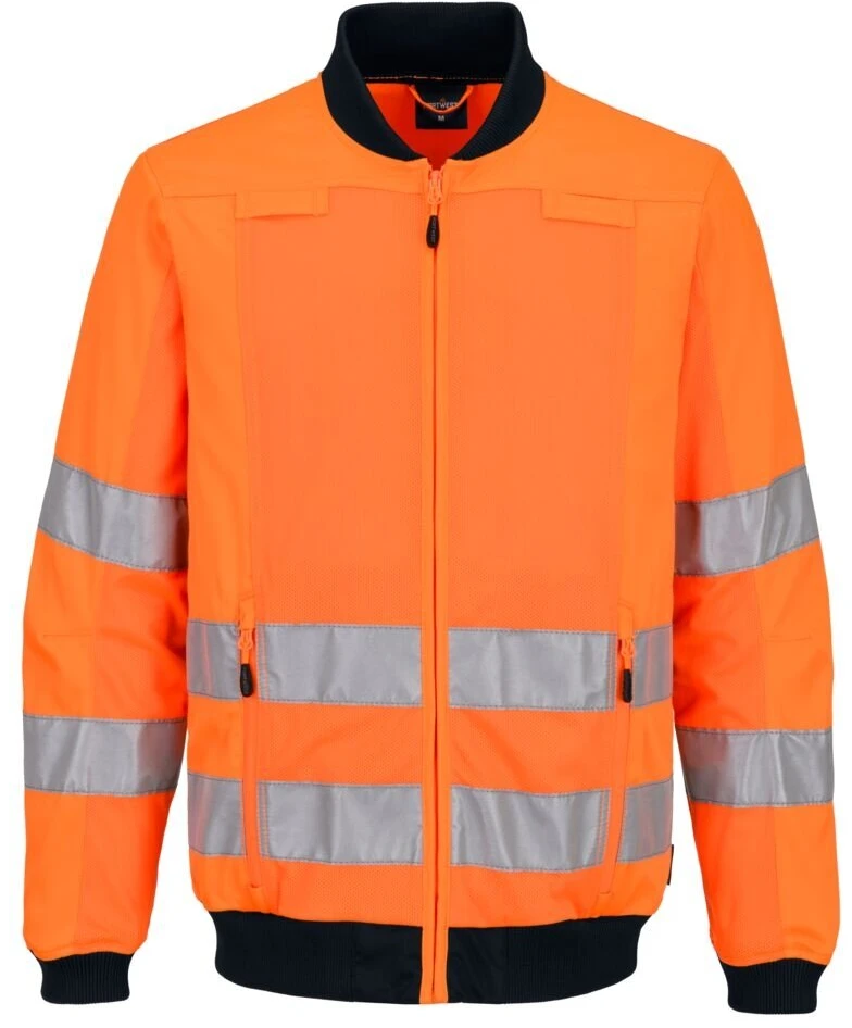 Gero matomumo atspari vandeniui PORTWEST T164 striukė , Dydis: M, Pw spalvos: Oranžinis/Navy