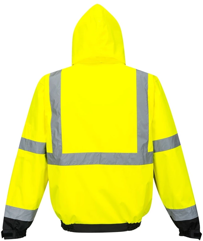 Gero matomumo aukščiausios kokybės PORTWEST S365 3 viename Bomber striukė, Dydis: XL, Pw spalvos: Geltona/Juodas