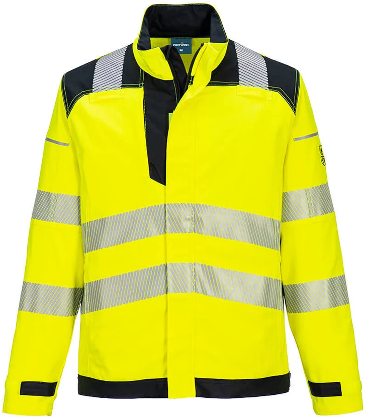 Gero matomumo darbo striukė Portwest FR714, Dydis: XXXL, Pw spalvos: Geltona/Juodas