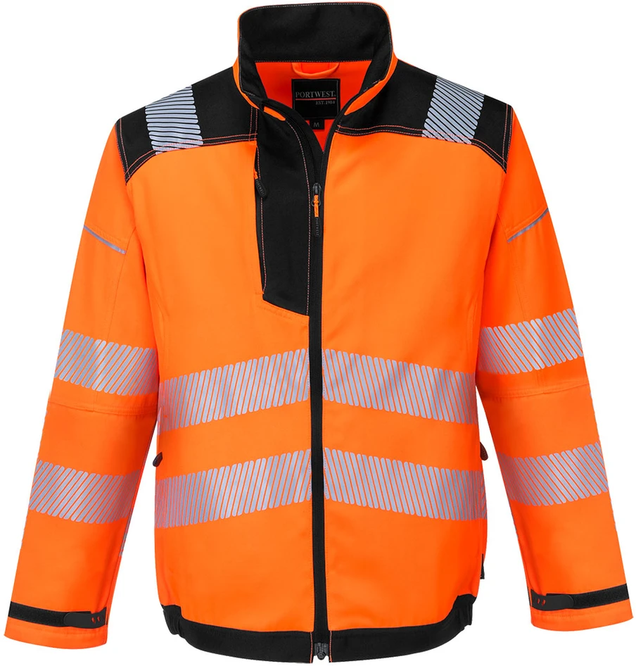 Gero matomumo darbo striukė Portwest T500, Dydis: M, Pw spalvos: Oranžinis/Juodas