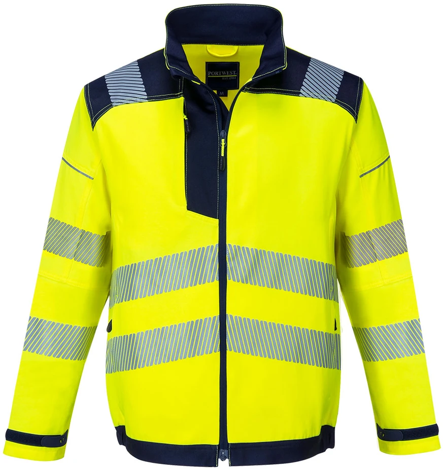 Gero matomumo darbo striukė Portwest T500, Dydis: S, Pw spalvos: Geltona/Navy