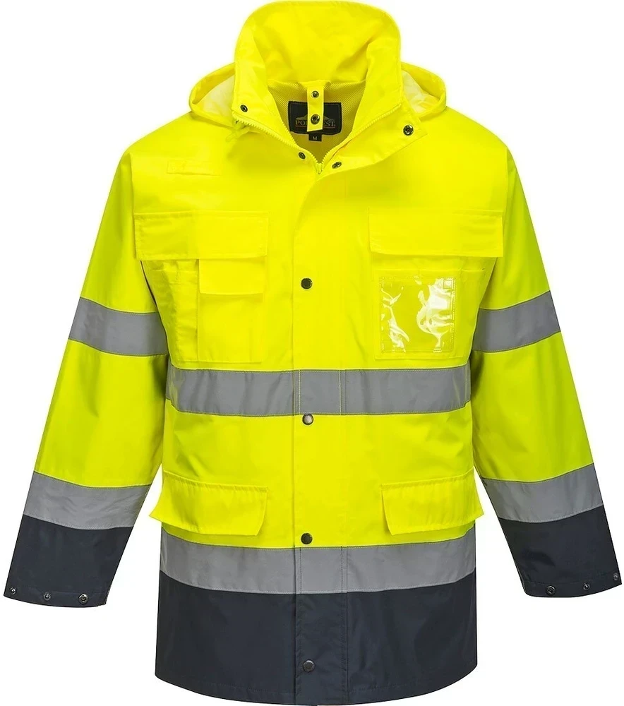 Gero matomumo kontrastinė PORTWEST S162 striukė 3-viename, Dydis: S, Pw spalvos: Oranžinis/Navy