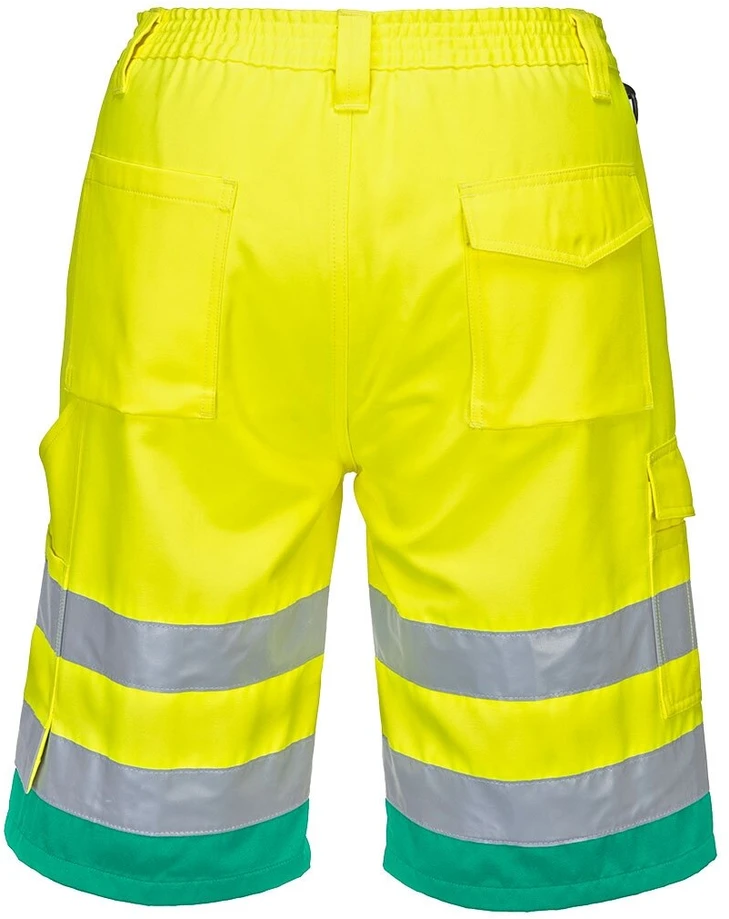 Gero matomumo lengvo svorio PORTWEST L043 polimedvilniniai šortai, Dydis: S, Pw spalvos: Oranžinis/Navy