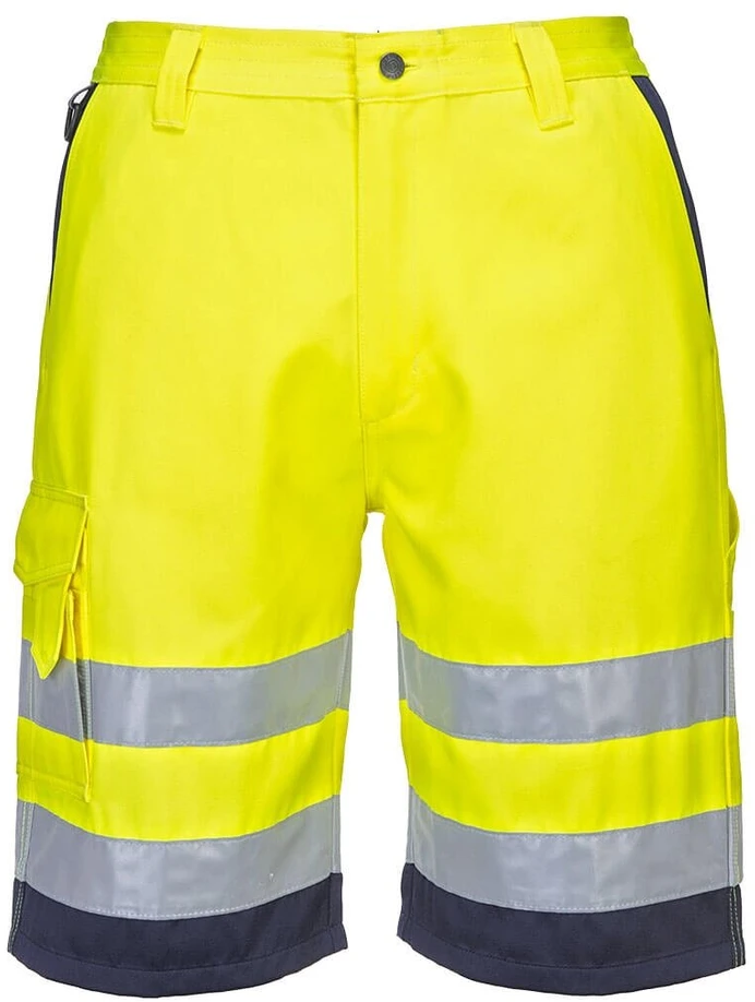 Gero matomumo lengvo svorio PORTWEST L043 polimedvilniniai šortai, Dydis: S, Pw spalvos: Oranžinis/Navy