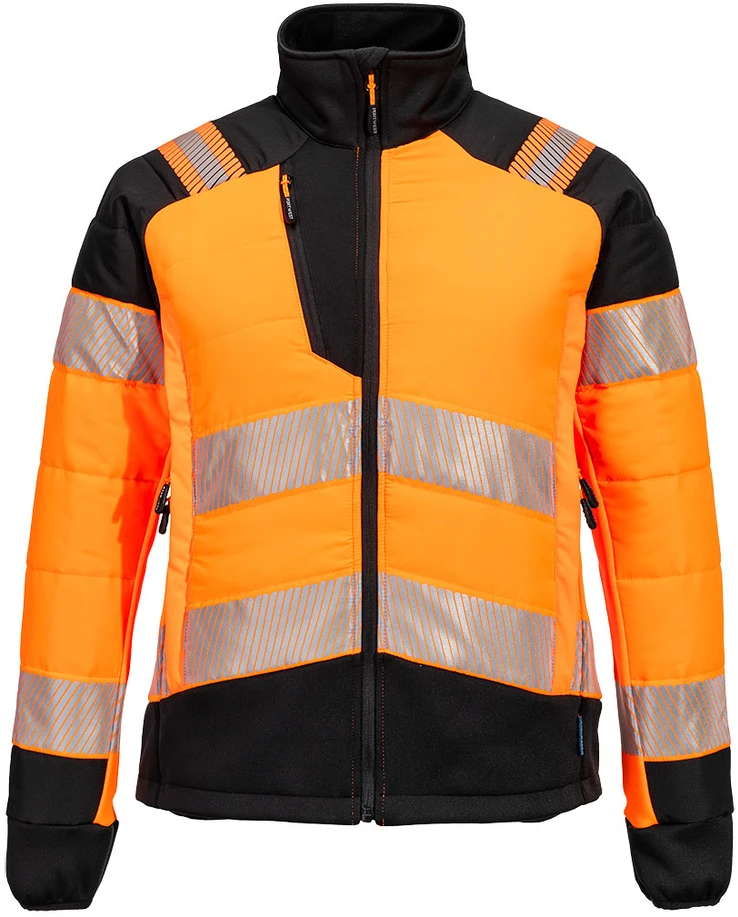Gero matomumo moteriška PORTWEST T171 striukė, Dydis: XXL, Pw spalvos: Oranžinis/Juodas
