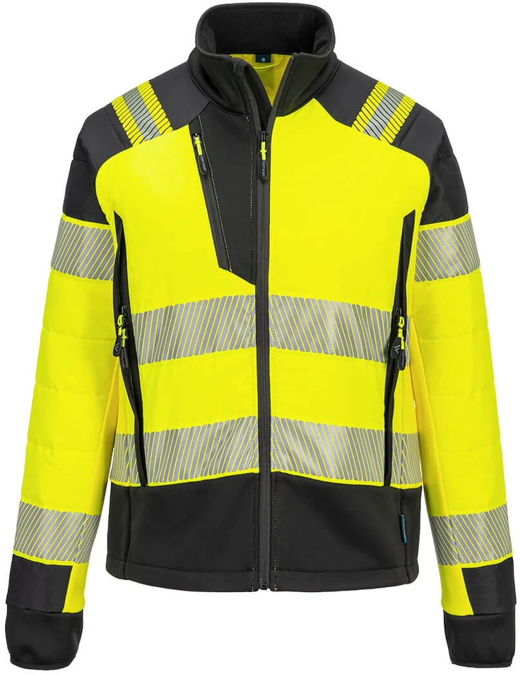 Gero matomumo moteriška PORTWEST T171 striukė, Dydis: M, Pw spalvos: Geltona/Juodas