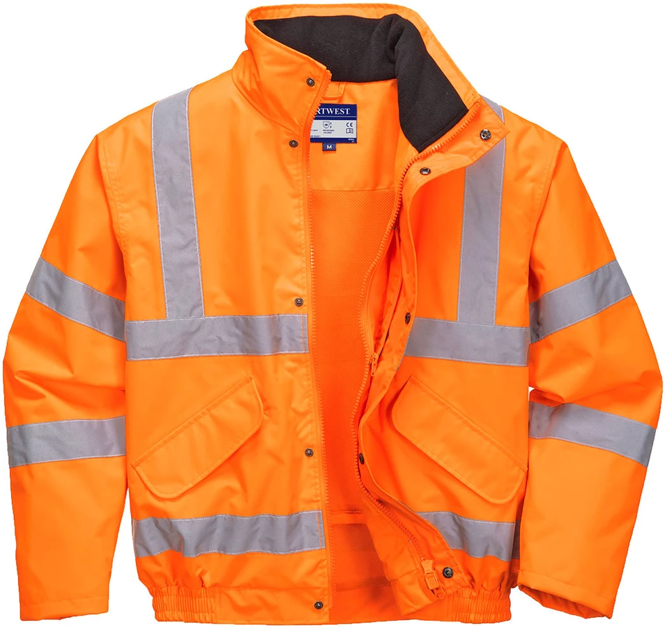 Gero matomumo orui pralaidi PORTWEST RT62 striukė su tinklelio pamušalu, Dydis: M, Pw spalvos: Oranžinis