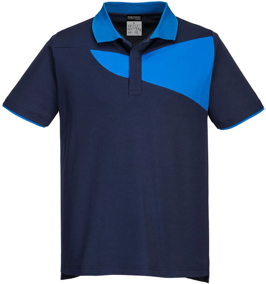 Gero matomumo Polo marškinėliai Portwest PW210, Dydis: XL, Pw spalvos: Navy/Royal