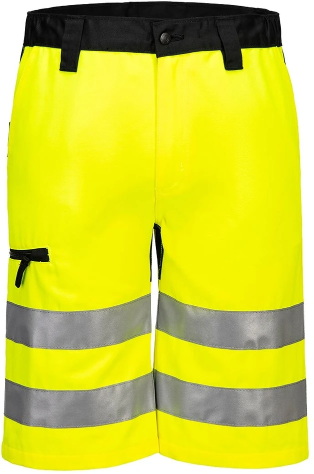 Gero matomumo PORTWEST CD899 šortai, Dydis: 46, Pw spalvos: Geltona/Juodas