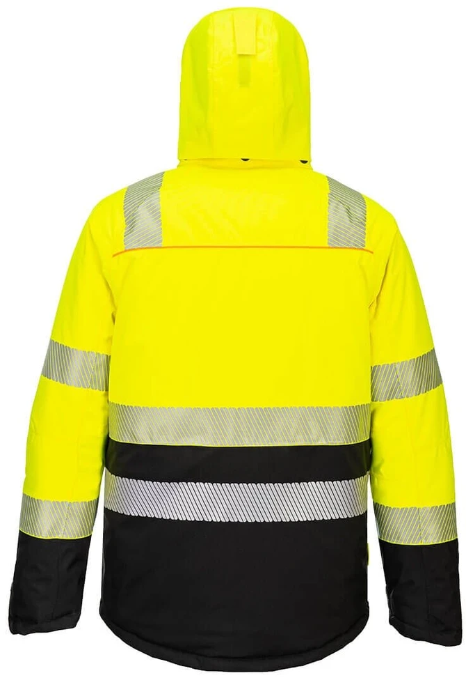 Gero matomumo PORTWEST DX430 2 klasės žieminė striukė, Dydis: 4XL, Pw spalvos: Oranžinis/Juodas