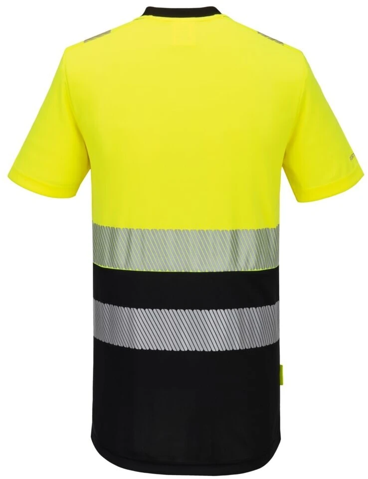 Gero matomumo PORTWEST DX434 sportiniai marškinėliai, Dydis: 4XL, Pw spalvos: Oranžinis/Juodas