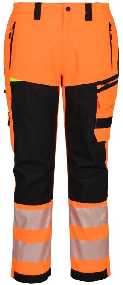 Gero matomumo PORTWEST DX448 kelnės nuo lietaus, Dydis: 46, Pw spalvos: Oranžinis/Juodas