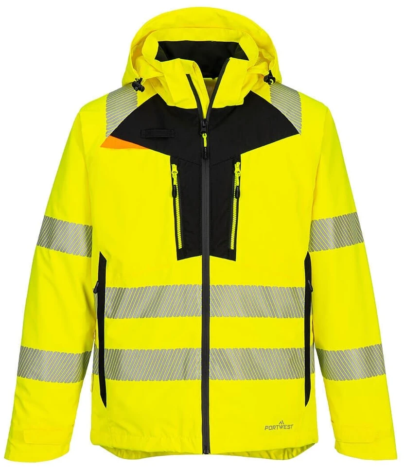 Gero matomumo PORTWEST DX462 striukė nuo lietaus, Dydis: XXXL, Pw spalvos: Oranžinis