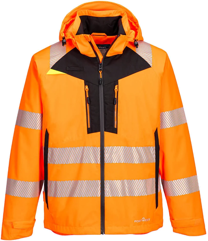 Gero matomumo PORTWEST DX462 striukė nuo lietaus, Dydis: M, Pw spalvos: Oranžinis