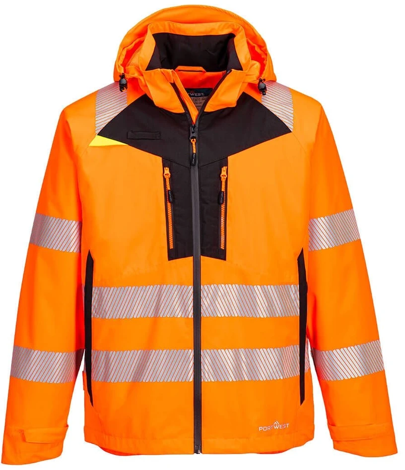 Gero matomumo PORTWEST DX462 striukė nuo lietaus, Dydis: 5XL, Pw spalvos: Oranžinis