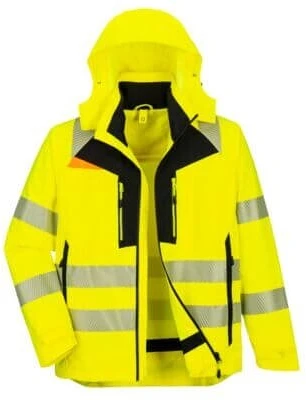 Gero matomumo PORTWEST DX466 4 viename striukė, Dydis: 4XL, Pw spalvos: Oranžinis/Juodas