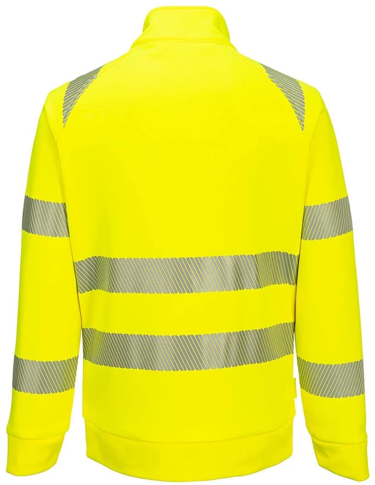 Gero matomumo PORTWEST DX477 užsegamas džemperis, Dydis: 4XL, Pw spalvos: Oranžinis/Juodas