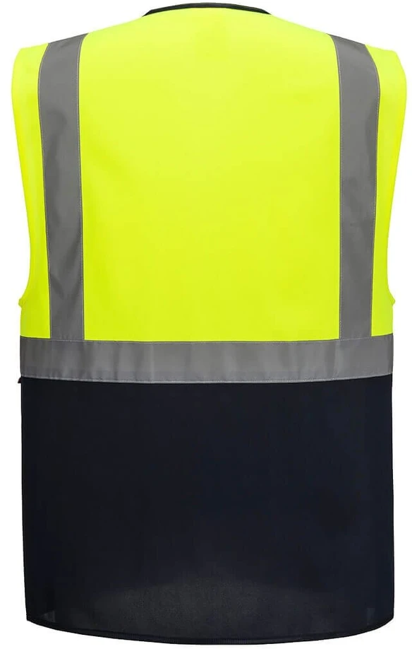 Gero matomumo PORTWEST ES076 darbo liemenė, Dydis: XL, Pw spalvos: Geltona/Navy