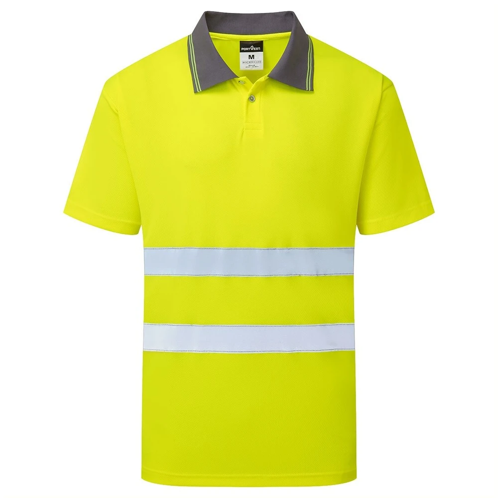 Gero matomumo PORTWEST ES477 polo marškinėliai trumpomis rankovėmis, Dydis: 6XL, Pw spalvos: Oranžinis