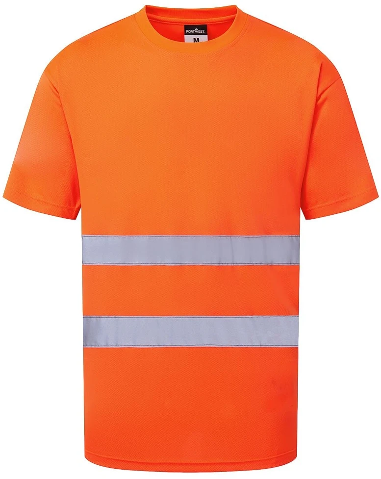 Gero matomumo PORTWEST ES478 marškinėliai trumpomis rankovėmis, Dydis: 4XL, Pw spalvos: Oranžinis